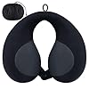 INFANZIA Kids Chin Supporting Travel Neck Pillow, Helps Support Head and Neck, Comfortably Designed for Head, Neck, and Chin Support - Ideal for Toddlers and Children,Black
