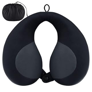 INFANZIA Kids Chin Supporting Travel Neck Pillow, Helps Support Head and Neck, Comfortably Designed for Head, Neck, and Chin Support - Ideal for Toddlers and Children,Black