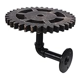 Yardenfun Estante Flotante Industrial de Hierro Forjado con Diseño Retro de...