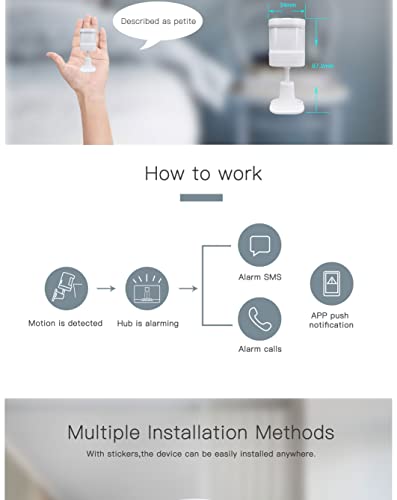 SOUJAMAO-Motion-Detector-Sensor-for-Alarm-System-hub-Needed
