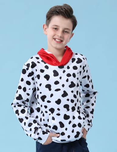 COSLAND Boys Pullover Hoodies Kids Long Sleeve Hooded Sweatshirts, X-Small-Large2