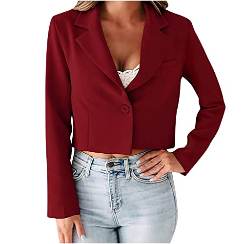 Blazer feminino cardigã feminino de manga comprida e gola alta para trabalho, roupa de inverno e out