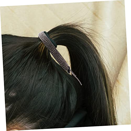 Pince à chignon strass ABOOFAN pour queue de cheval (8 pièces) - 7