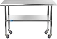 Vista 38 de Mesa de trabajo de acero inoxidable AmGood