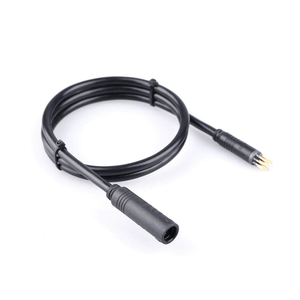 BAFANG 150CM 9 Pins Waterproof Wheel Hub Motor Extension Cable G020 E-Bike Front and Rear Wheel Hub Motor Male To Female Extension Cable for 250W Conversion Kit