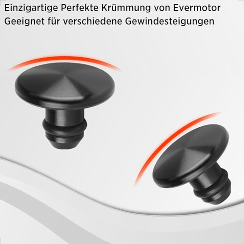 Evermotor M8 Blindstopfen Motorrad Universal M8 Spiegel Stopfen 6065-T6 CNC Aluminium Anodische Oxidation Schrauben Gewinde Verkleidungsschrauben(Ein Paar)