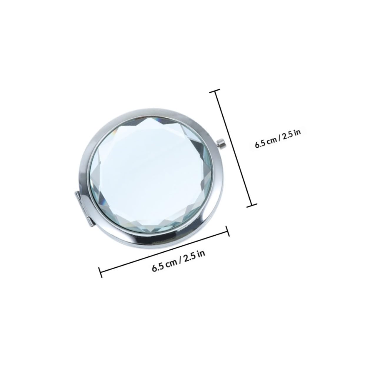 WOONEKY Specchio Per Il Trucco Bifacciale 10 Pezzi Compatto Pieghevole in Cristallo Da Viaggio Portatile Con Riflessione A Tutto Viso Alla Moda Sicuro Per Donne E Signore