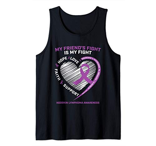 Lymphoma Cancer Gifts Friend Hodgkin's Lymphoma Awareness Tank Top