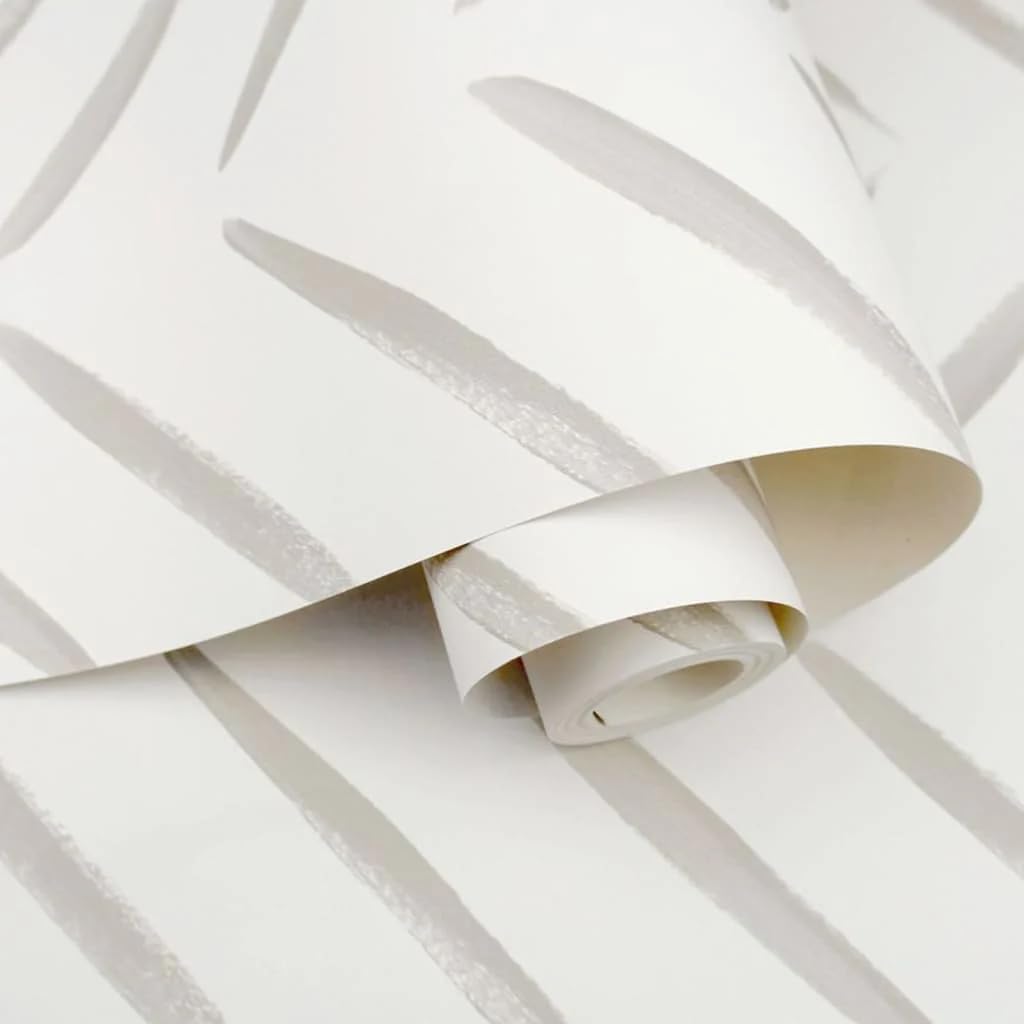 Chevron Brush Marks Wallpaper Taupe Holden 13041