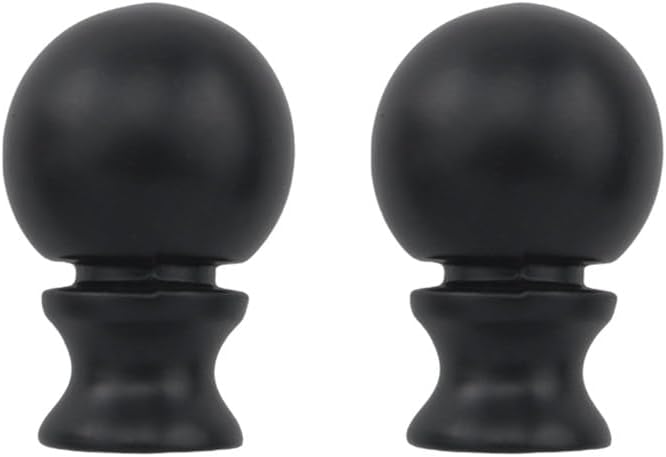 JianLing 2PCS Table Lamp Decorative Head Top Nut Lamp Decorative Cap Aluminum 24mm Lampshade Black Bulb Holder For Floor Lamps Standard Table Lamps Vertical Lamps Table Lamps