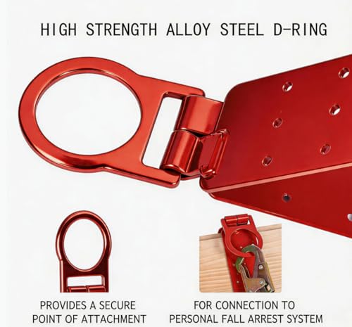 Image of Reusable Roof Anchor, Easy to Install Roof Bracket for Fall Protection, High Stength D-ring with Corrosion Resistant Materials for Roofing Safety, Comply to ANSI /OSHA