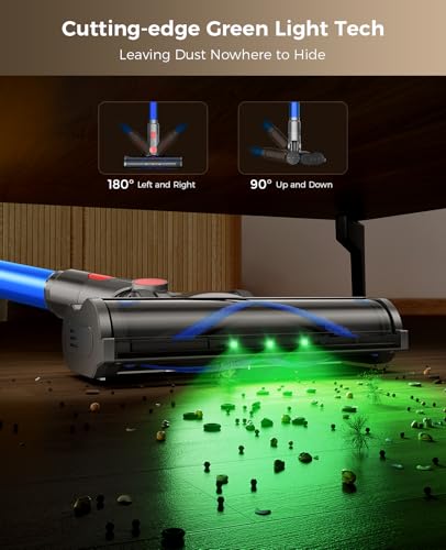 Image of Cordless Vacuum Cleaner, 500W 45KPA Stick Vacuum Cleaners for Home
