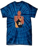 TIE-DYE Reggie Miller Indiana Choke Shirt T-Shirt Adult Large Blue