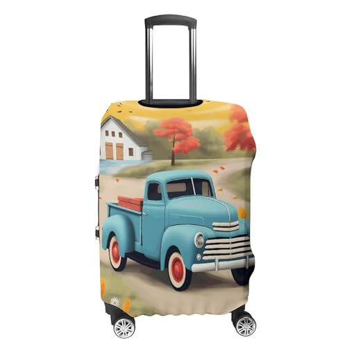 Travel Luggage Cover Washable Suitcase Cover Pickup Truck Fashion Suitcase Protector Carry On Luggage Covers Protector Suitcase Fits 19"-32" Luggage4