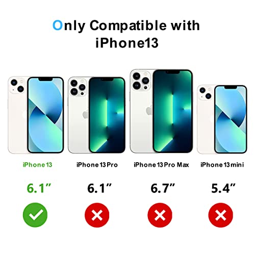 Whioltl Cover per iPhone 13, Custodia Protettiva