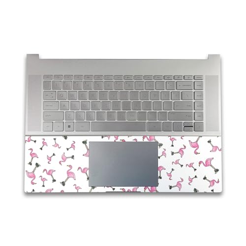 Image of Glossy Glitter Gaming Skin Compatible with HP Envy x360 16 inch (2023) - Cool Flamingo - Premium 3M Vinyl Protective Wrap Decal Cover - Easy to Apply | Crafted in The USA by MightySkins