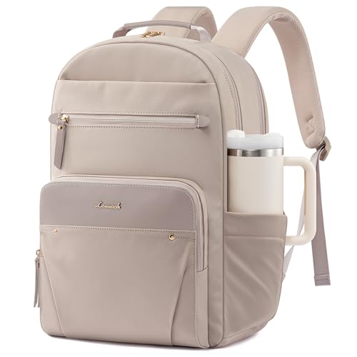 LOVEVOOK Mochila para laptop feminina, universitária para estudantes e adolescentes, mochila para computador de trabalho de 15,6 polegadas, mochila de volta às aulas, bolsa casual, bolsa de viagem