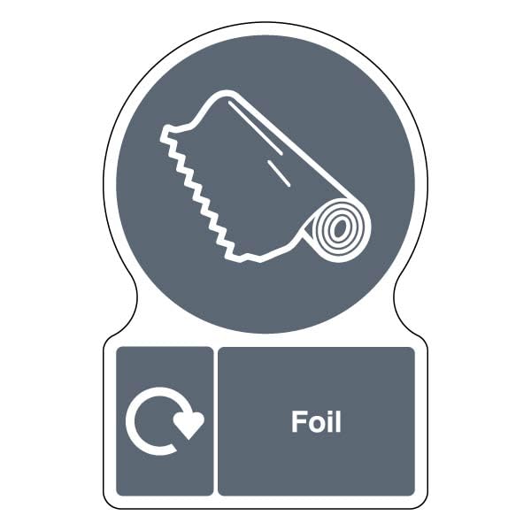 Panneau de sécurité autocollant V Safety en vinyle aluminium 300 x 400 mm