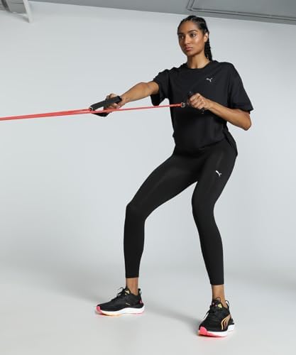 PUMA Kadın STUDIO TWIST TEE-PUMA Black Tees S - Görsel 5