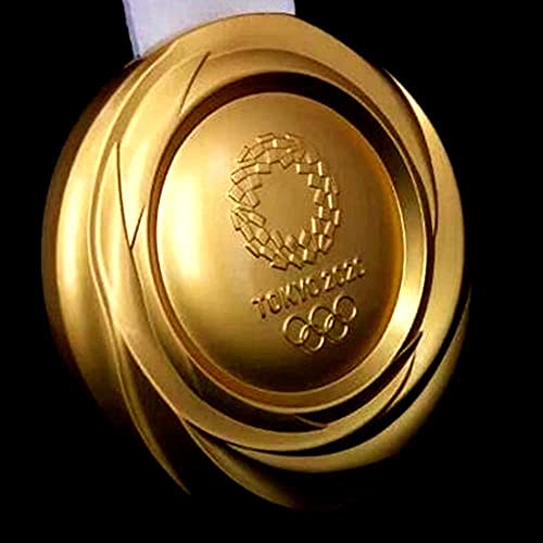 1:1 Replica Japan Tokio Olympische Medaille, 2020/2021 Japan Tokio Olympische Goud/Zilver/Bronzen Medaille Set, Zinklegering Medaille Badge Collectie Gift Toys - Image 3