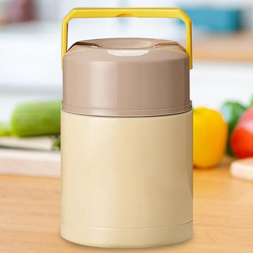 Conteneur isotherme pour soupe et repas avec couvercles étanches - 4