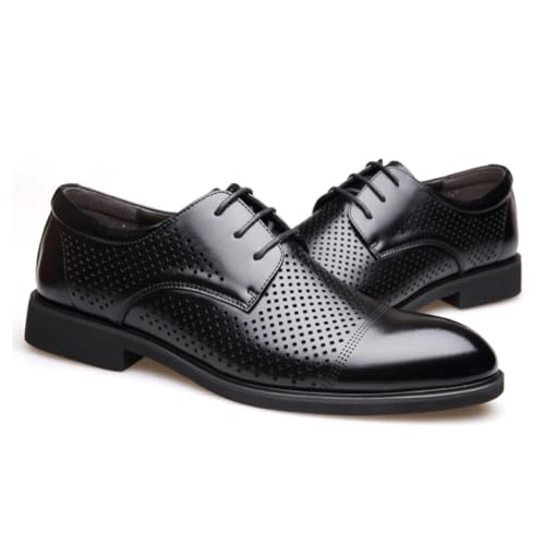 Low Top Non Slip Men's Loafers Summer Slip on Dress Shoes Fashionable Men Wingtip Breathable Oxford Shoes2