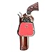 Premium Leather Paddle OWB Revolver Holster with Retention Strap Fits Rugerr Single Six Series 22 LR / 22 WMR 6.5