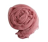 AMOS and SAWYER Cheesecloth Wrap, Hand Dyed, 36'x72' (Before Dying), Grade 50 Cheesecloth, Newborn Baby Layer Photography Prop (Dried Rose)