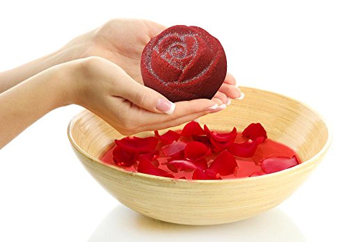 I Love You Gift Bath Bomb By The Bath Bomb Co. - Large 7.5 Ounces - Anti-Aging - Epsom Salts - Coconut Oil - Kaolin Clay - Skin Moisturizers - Aromatherapy Bath - Add To Bubble Bath (I Love You) #TOP3