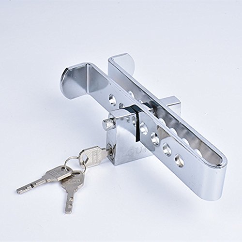 Vechkom Anti-Theft Auto Stainless Steel Clutch Lock Vehicle Security Protection Supplies Car Brake Lock #TOP3