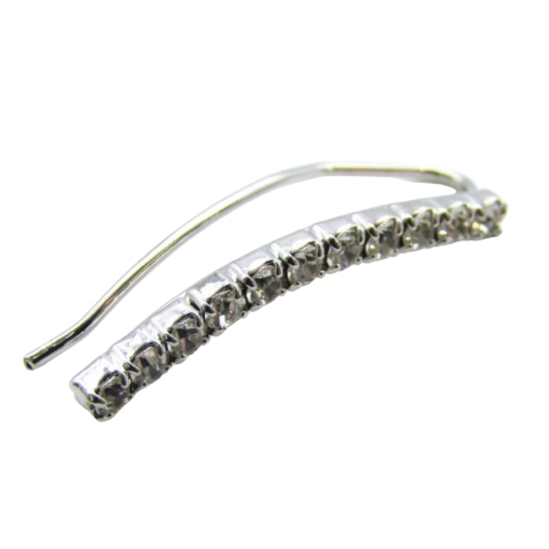 Brilliet クリスタルロング イヤーカフ