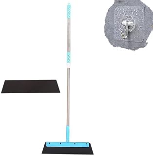 Set of Three 180 Â° Magic Broom Sweeper Robot Multi-Functional Silicone Broom high Elastic Broom Squeegee Swivel Joint Telescopic Broom + 1 Cleaning Replacement Tool + 1 Hook