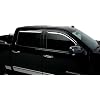 Putco Element Chrome Window Deflectors Fits Chevy Silverado/GMC Sierra 2014-2019 Crew Cab - Set of 4 - in Channel Install