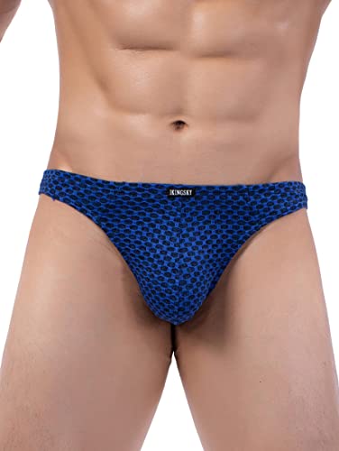 iKingsky Men's Stretch Bulge Thong Sexy T-back Underwear Stretch Sporty Under Panties for Men2