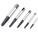 5PCS Screw Extractor Drill Bits Guide Broken Damaged Bolt Remover Car-Styling Storage Box Car Repair Tools Water Pipe Repair(5PCS)