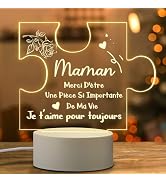 Lampe De Table Cadeau Maman - Lampe Chambre Fête Des Mères Anniversaire Noël Fille Fils