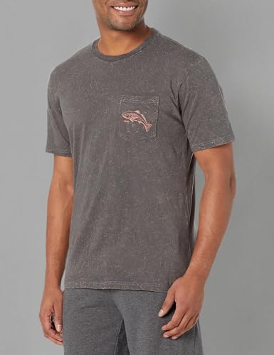 HUK Short Sleeve Mineral Wash Pocket Tee, Fishing T-Shirt for Men3