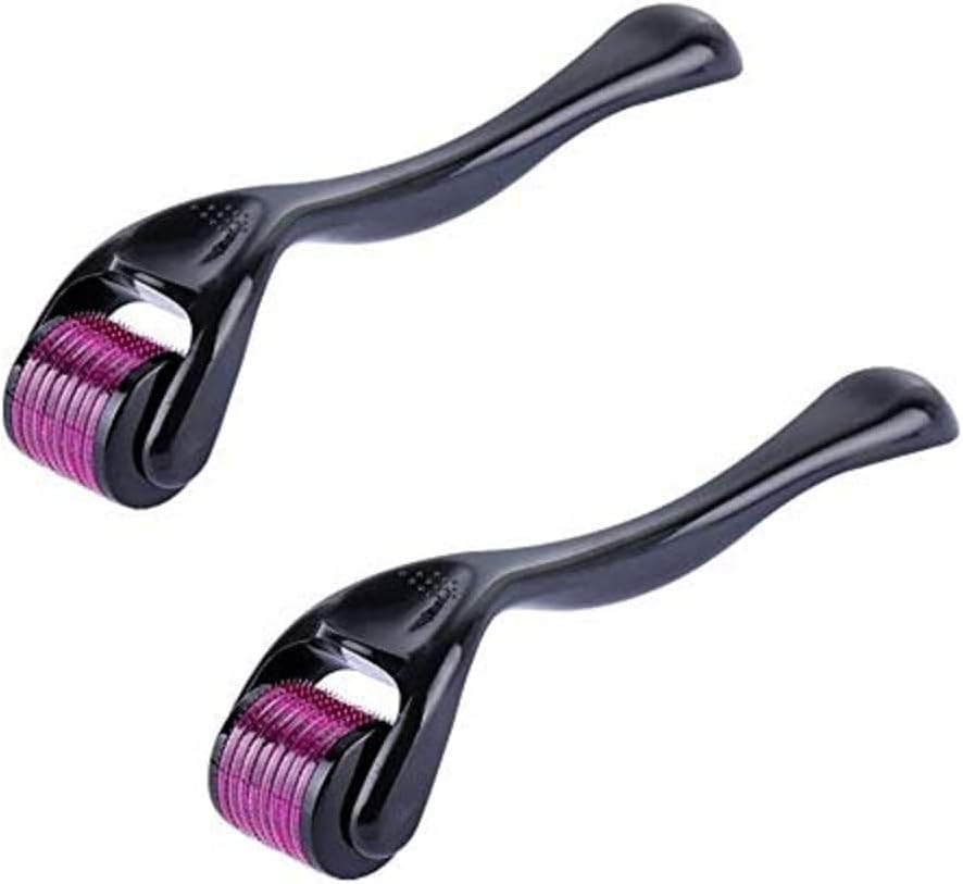 Derma Roller Hair Growth Roller, Set of 1 Titanium 540 Micro Needle Face Neck and Body 0.5mm 1mm Wrinkle Acne Scar Stretch Mark Treatment Needling