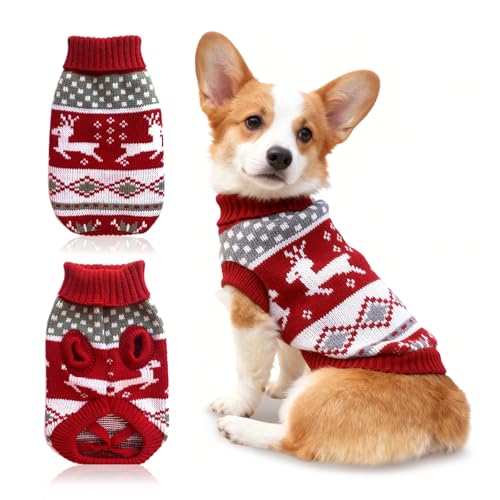 Hundepullover Weihnachten,Winter Warmer Hund Pullover Kleidung...