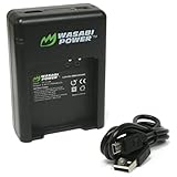 Wasabi Power Dual USB Battery Charger for Samsung EB-BC200 and Samsung Gear 360
