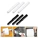 Fcnjsao Set of 3pcs Holder Replacement Roller Easy to Use Bathroom Tool Paper Roll Holder 110-165mm Length