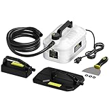 Hiumtree Wallpaper Steamer, Wallpaper Remover Steamer with 2h Continuous Steam, Large & Small Steam Plates, Chemical-Free Wallpaper Removal Tool, Fast Heating Wallpaper Stripper with Hose & Scraper