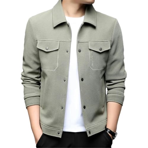 Veste décontractée élégante homme aux finitions soignées et coupe ajustée moderne