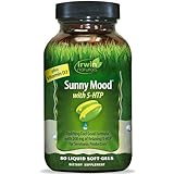 Irwin Naturals Sunny Mood with 5-HTP - 80 Liquid Soft-Gels - Supports Emotional Well-Being & Relaxation - 40 Servings