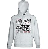  Teesandengines Men\'s Yamaha XS 650 Grey Hoodie Size Small