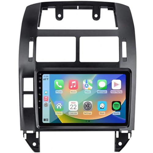 Autoradio Android 9 pouces Polo MK4 tactile IPS avec lecteur MP5