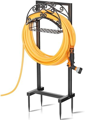 Gayuteay Garden Hose Holder – Upgraded Water Hose Stand with Stor...