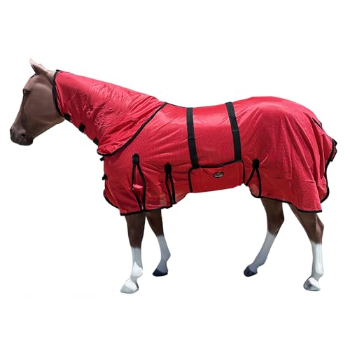 HILASON Horse Fly Sheet - Summer Spring UV Protection Mesh Bug Mosquito FlySheet for Horses | Fly-Sheet
