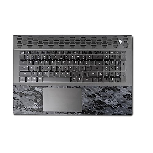 Image of MightySkins Carbon Fiber Skin Compatible with Alienware M18 R1 (2023) Full Wrap Kit - Digital Camo | Protective, Durable Textured Carbon Fiber Finish | Easy to Apply & Change Styles | Made in The USA