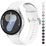★【Installation de Connexion Transparente】 Notre bracelet galaxy watch 6 est doté d'une lame à ressort à libération rapide avec technologie de connexion sans séparation. Il suffit de glisser la broche dans la rainure de la montre pour verrouiller les deux côtés du connecteur sur le bracelet de votre Galaxy Watch 6. Et faites glisser l'autre extrémité vers l'intérieur pour une installation transparente et facile. Le clip en acier inoxydable assure un ajustement parfait de la Galaxy Watch 4/5/6/7.